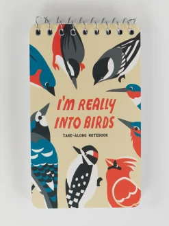 I'm Really Into Birds. Take-Along Notebook 3x5 Spiral Notebook