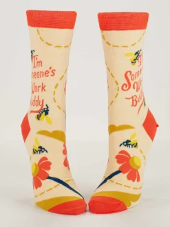I'm Someone's Work Buddy W-Crew Socks