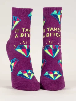 It Takes A Bitch W-Ankle Socks