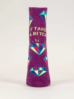It Takes A Bitch W-Ankle Socks