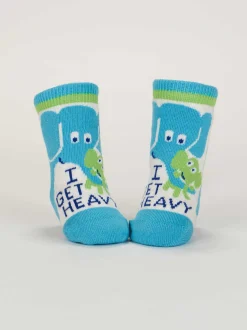 Little Meatball/ I Get Heavy Baby Socks