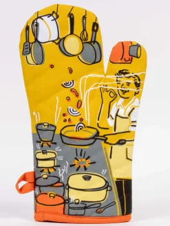 Man With A Pan Oven Mitt
