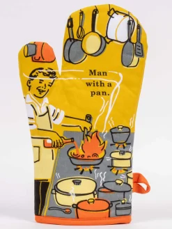 Man With A Pan Oven Mitt