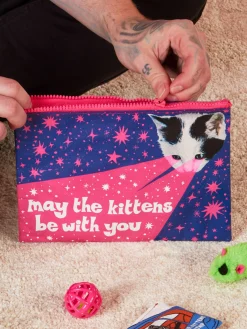 May The Kittens Be With You Zipper Pouch