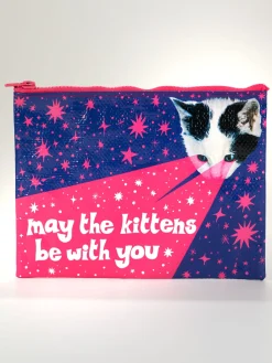 May The Kittens Be With You Zipper Pouch