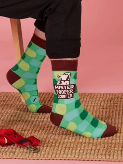 Mister Pooper Scooper M-Crew Socks