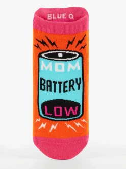 Mom Battery Low Sneaker Socks