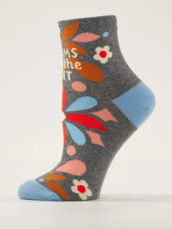 Moms Are The Shit W-Ankle Socks