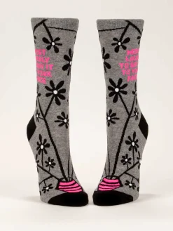 Most Likely To Say It To Your Face W-Crew Socks