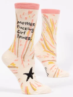 Motherfucking Girl Power W-Crew Socks