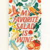 My Favorite Salad Is Wine Dish Towel