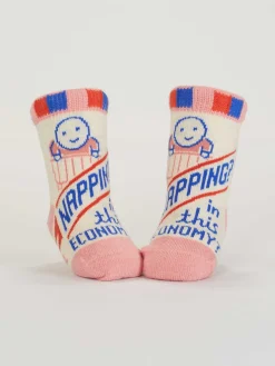 Napping? In This Economy?/Poop Machine Baby Socks