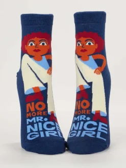 No More Mr. Nice Girl W-Ankle Socks