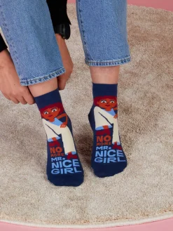 No More Mr. Nice Girl W-Ankle Socks
