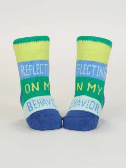 One Tough Customer/ Reflecting On My Behavior Baby Socks