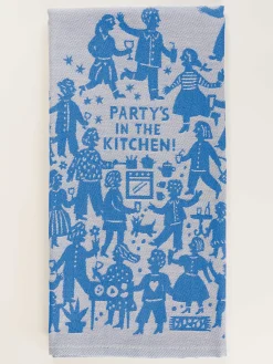Party's In The Kitchen Dish Towel