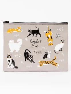 People I Love: Cats Zipper Pouch
