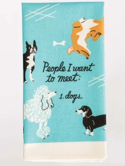 People I Want To Meet: Dogs Dish Towel