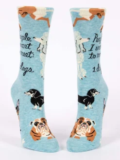 People I Want To Meet: Dogs W-Crew Socks