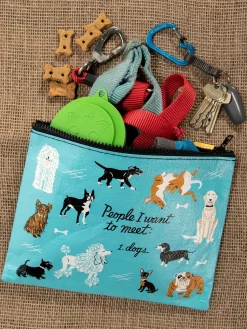 People I Want To Meet: Dogs Zipper Pouch