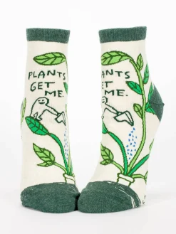 Plants Get Me W-Ankle Socks