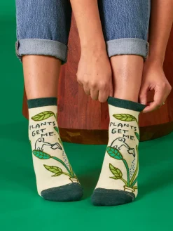 Plants Get Me W-Ankle Socks