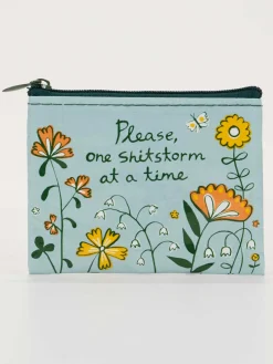 Please, One Shitstorm At A Time Coin Purse