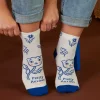 Pretty Anxious W-Ankle Socks
