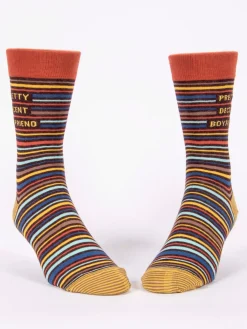 Pretty Decent Boyfriend M-Crew Socks