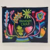 Random Crap Floral Zipper Pouch