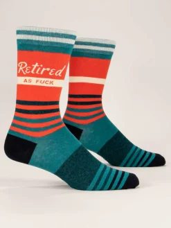 Retired As Fuck M-Crew Socks