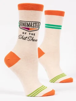 Ringmaster Of The Shit Show W-Crew Socks