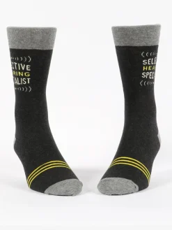 Selective Hearing M-Crew Socks