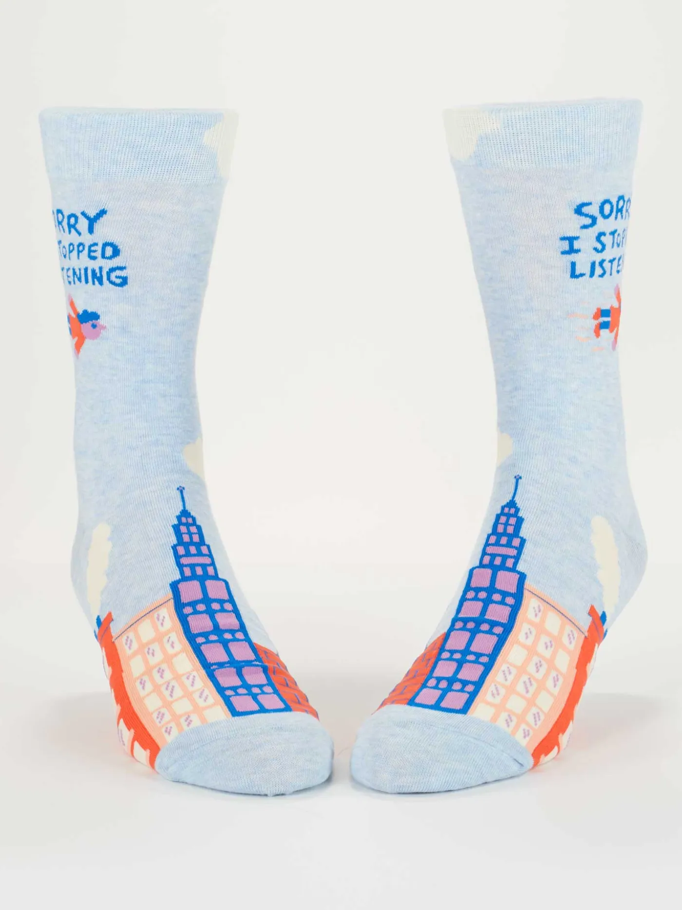 Sorry I Stopped Listening M-Crew Socks