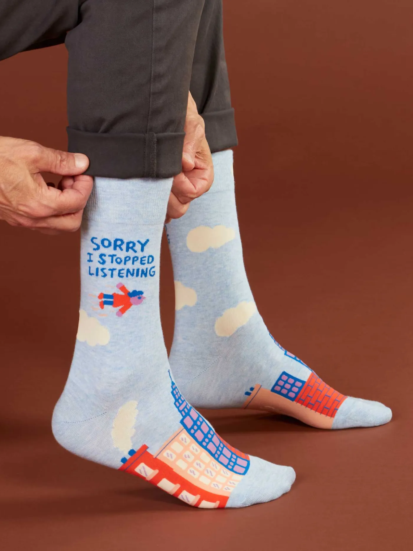 Sorry I Stopped Listening M-Crew Socks