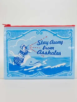Stay Away From Assholes Zipper Pouch