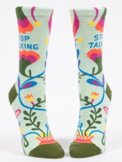 Stop Talking W-Crew Socks