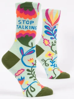 Stop Talking W-Crew Socks
