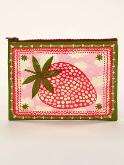 Strawberry Clouds Zipper Pouch