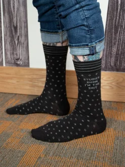 Studies Show I'm The Shit M-Crew Socks