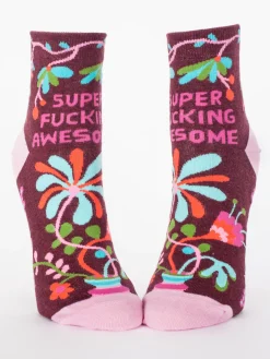 Super Fucking Awesome W-Ankle Socks