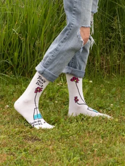Take No Shit Give No Fucks W-Crew Socks