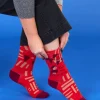 Tell Me Everything W-Crew Socks