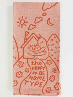 The Happy To Be Home Type Dish Towel
