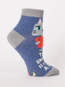 The Universe Is A Kind Of A Dick W-Ankle Socks