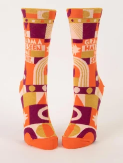 This Grandma Has Seen Some Shit W-Crew Socks