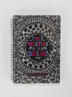 This Meeting Is Bullshit 6x8 Spiral Notebook
