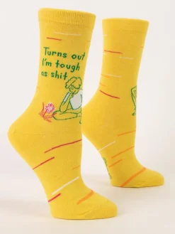 Turns Out I'm Tough As Shit W-Crew Socks