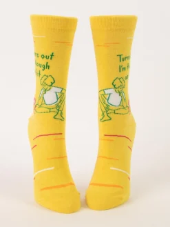 Turns Out I'm Tough As Shit W-Crew Socks