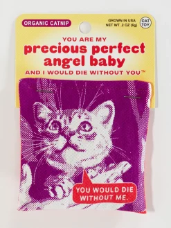 You Are My Precious Perfect Angel Baby And I Would Die Without You Catnip Toy